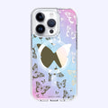 THINKOPEN Butterfly Pattern Phone Case for iPhone 15 Pro