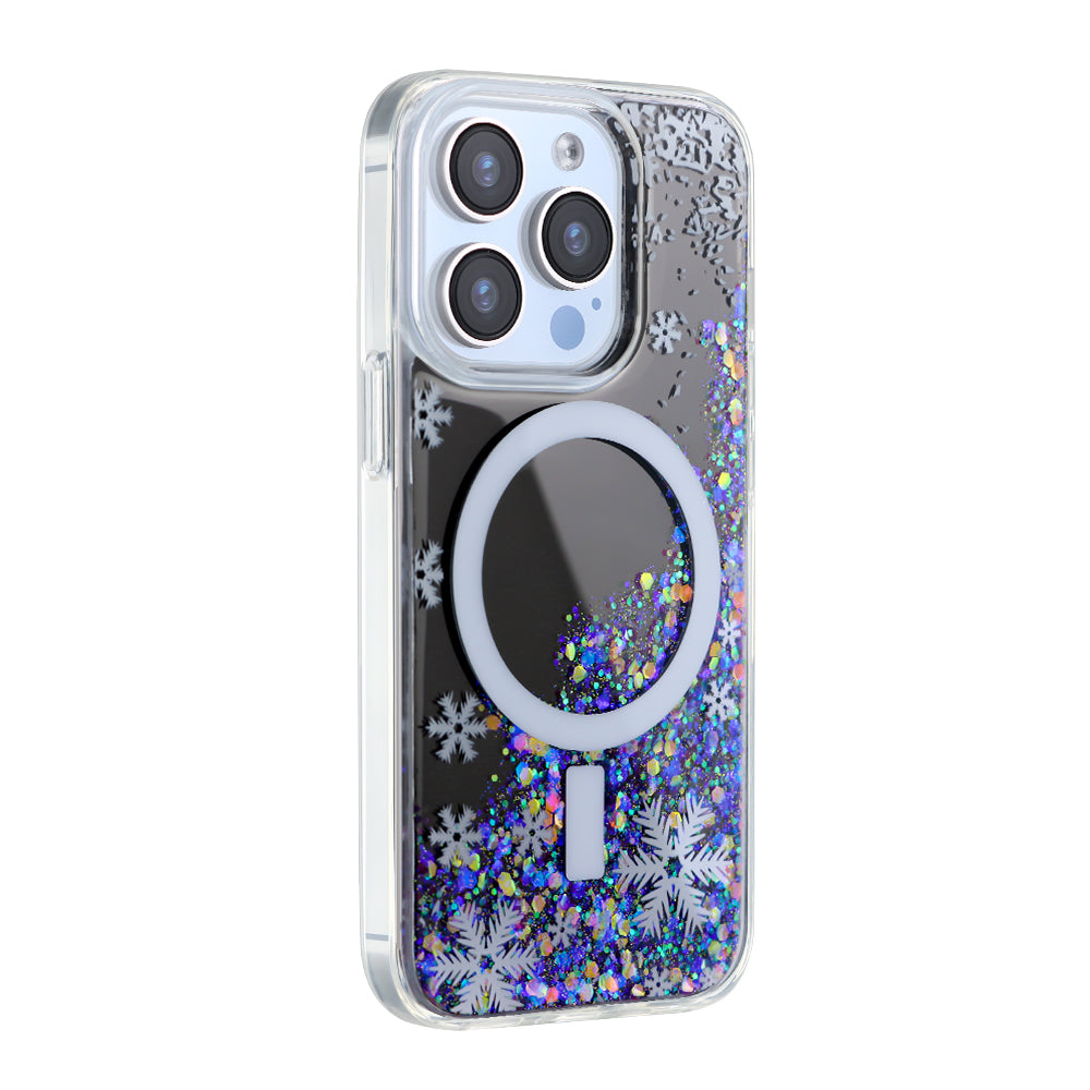 THINKOPEN Snowflake Mirror Phone Case for iPhone 16