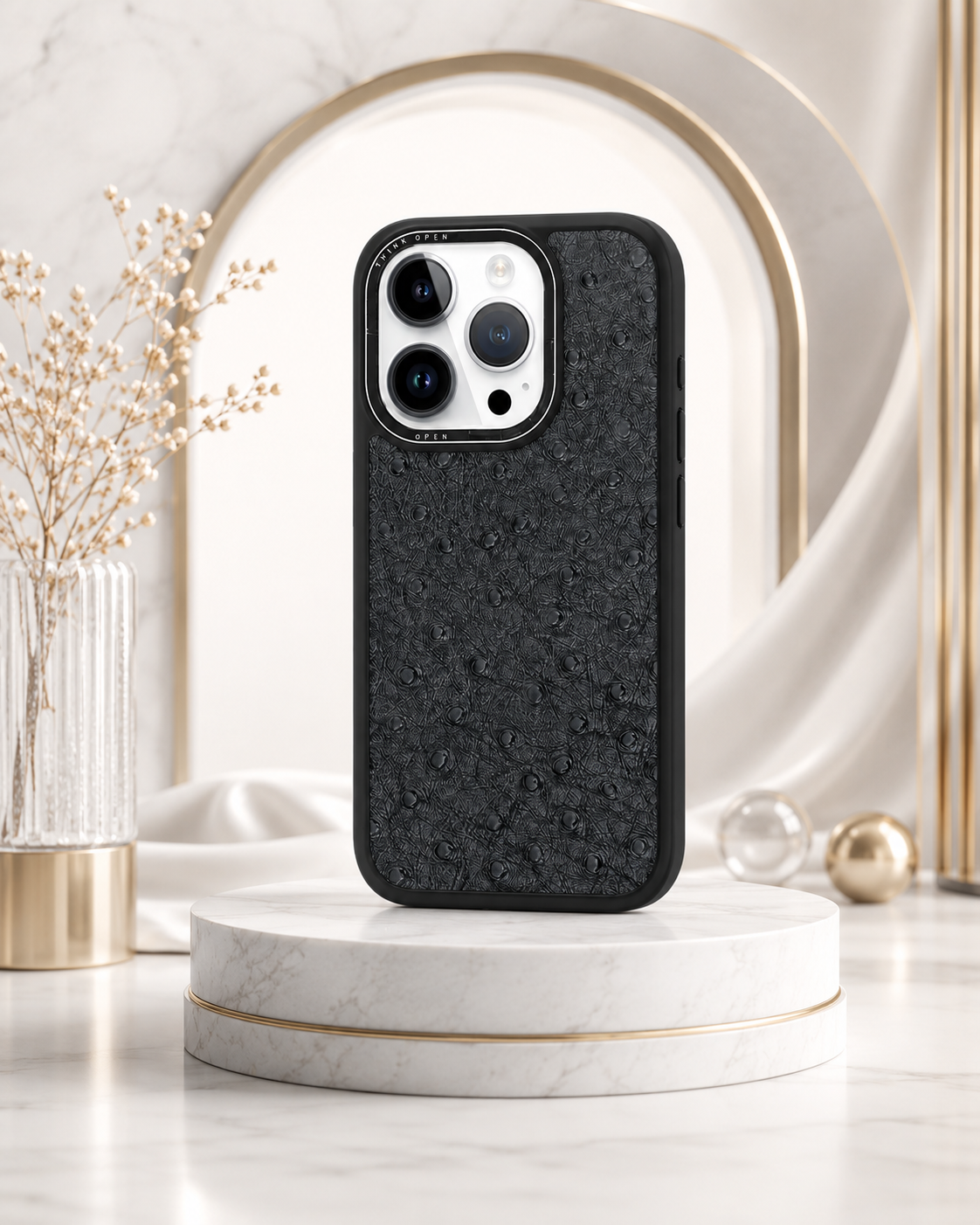 Crocodile Leather Phone Case for iPhone 16 | Luxury Textured Protective Cover
