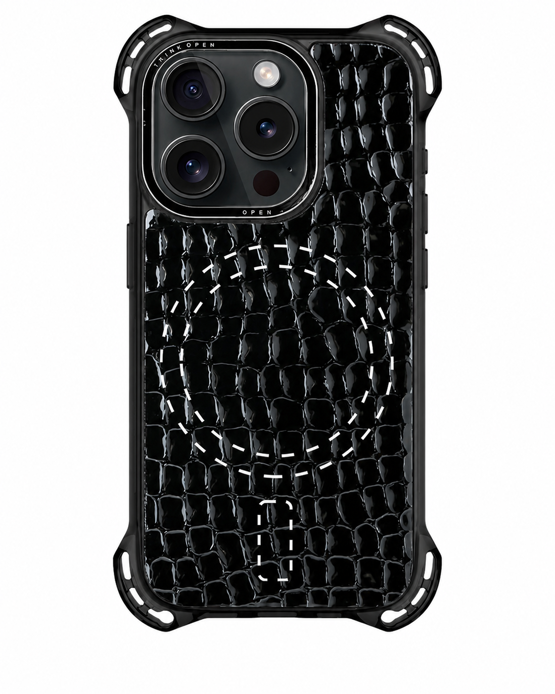 Crocodile Leather Phone Case for iPhone 17 | Luxury Textured Protective Cover