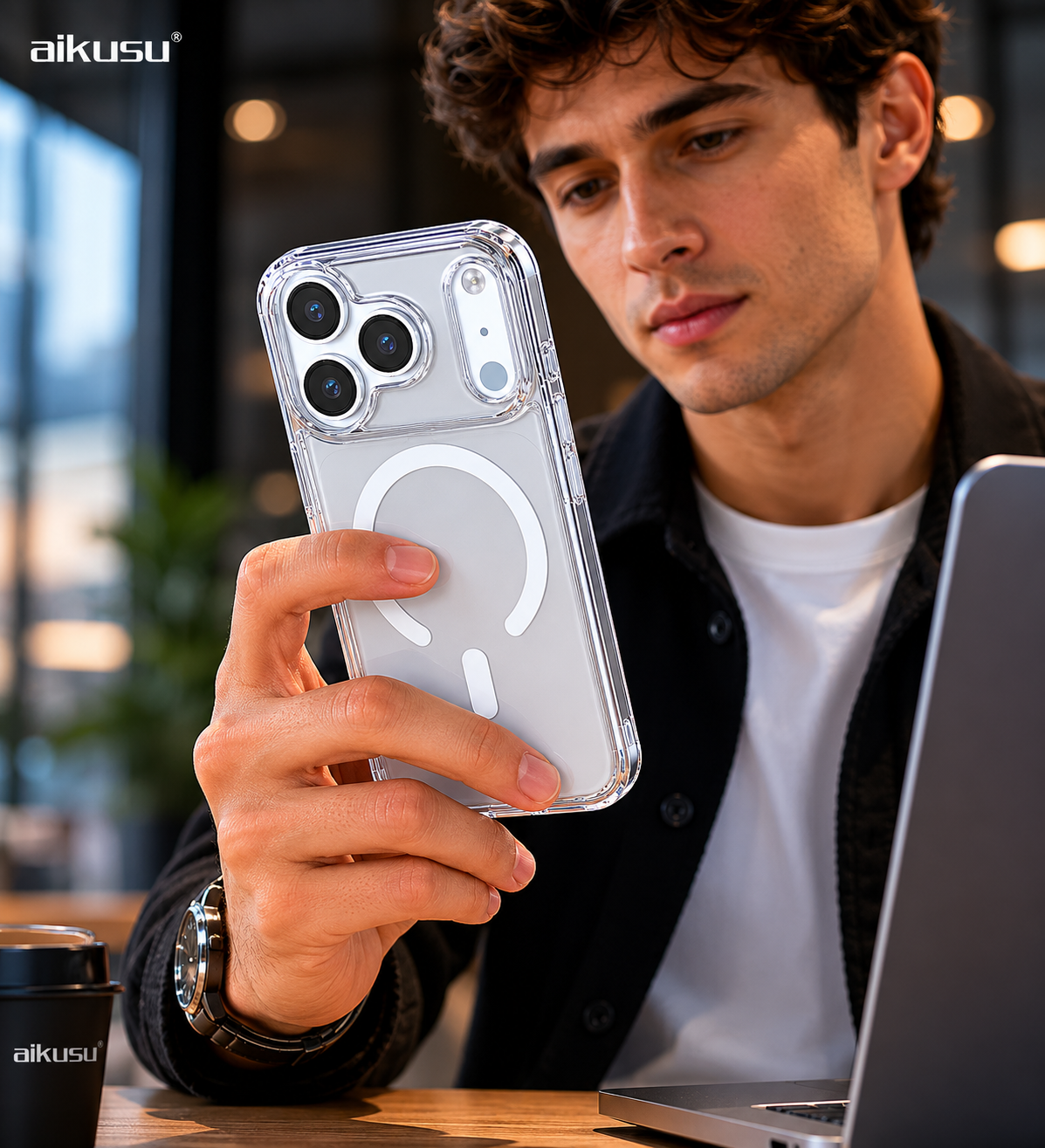 THINKOPEN Colourful Case for iPhone 17 Pro & iPhone 17 Pro Max – Slim Shockproof Protective Cover
