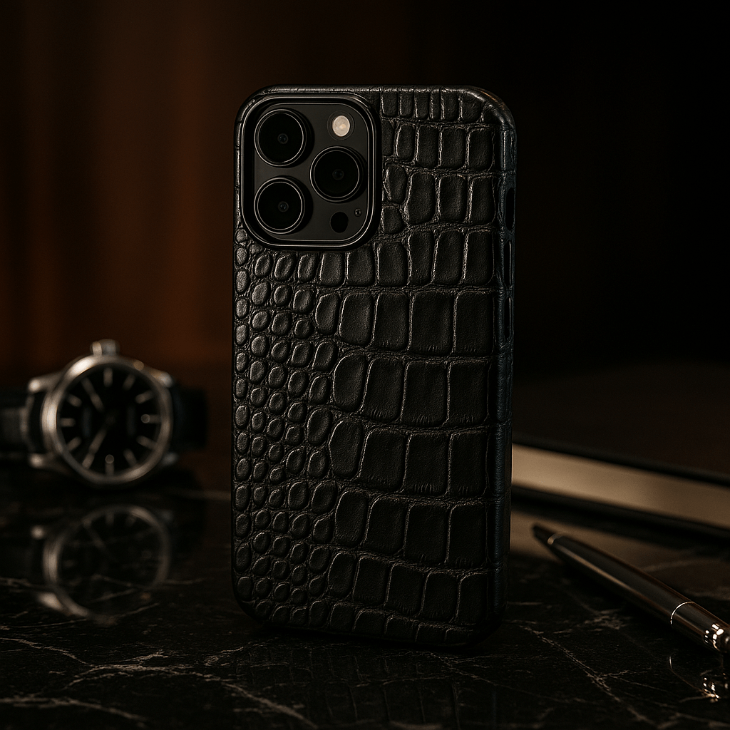 THINKOPEN 3M Crocodile Leather Case for iPhone 17 – Luxury Textured Protective Cover with Premium Finish