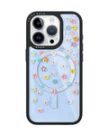 Floral Mirror Phone Case for iPhone 15 Pro Max