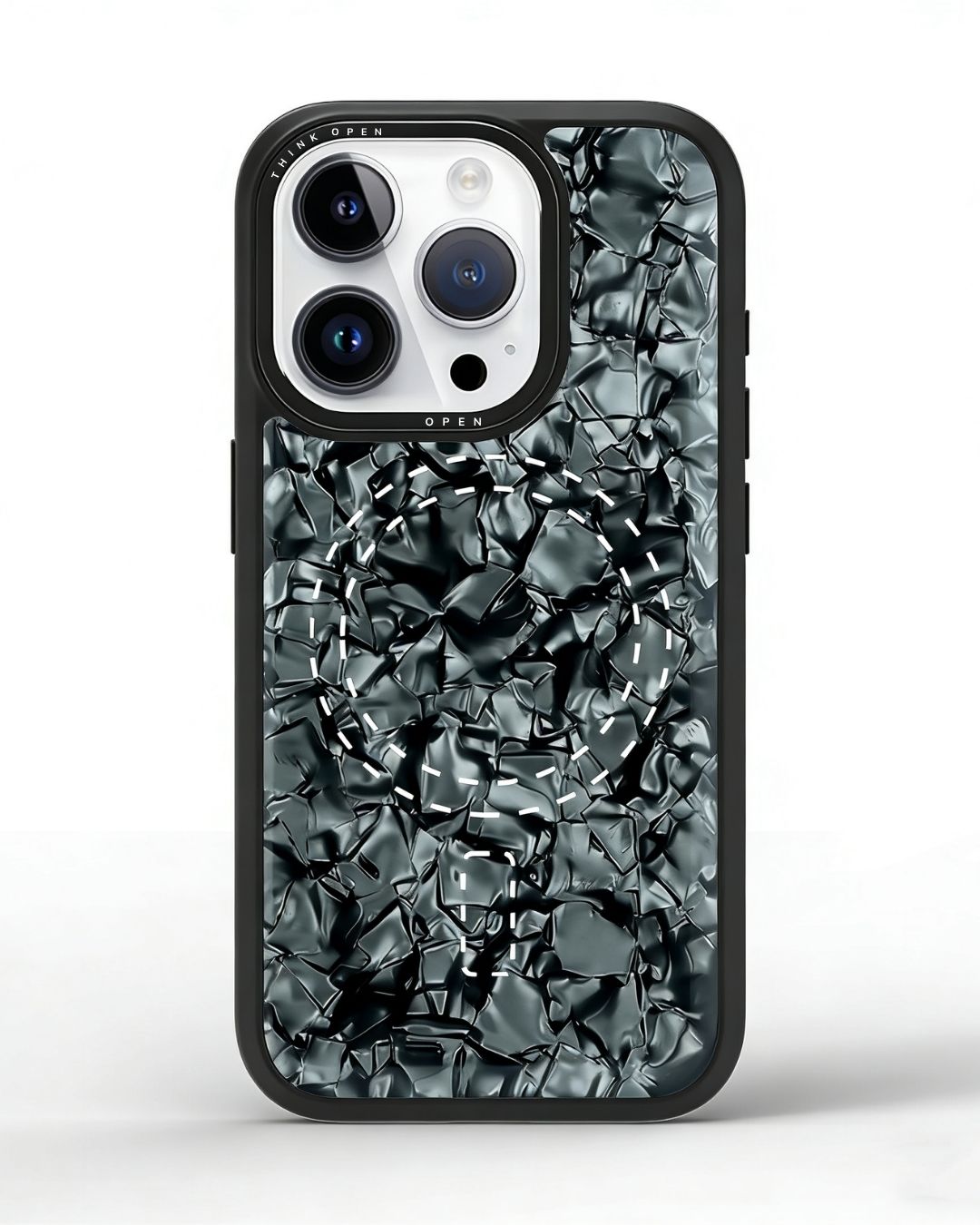 Black Opal Shell Case for iPhone 15 Pro Max & iPhone 17 Air | Premium Iridescent Protective Coverhell Case for iPhone 15 Pro Max & iPhone 17 Air – Premium Iridescent Protective Cover