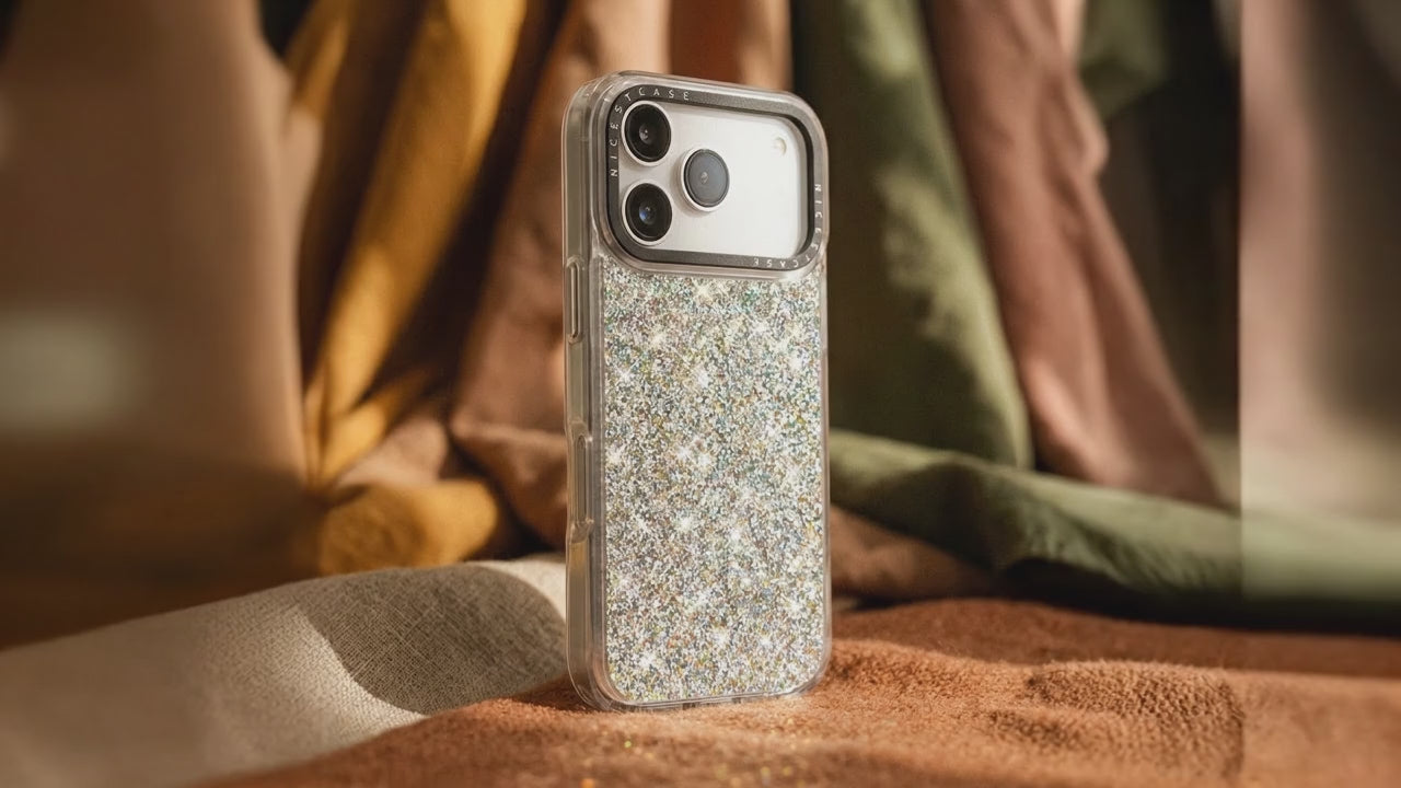 Glitter Sparkle MagSafe Case for iPhone 16 Pro Max & iPhone 17 Pro Max – Slim Shockproof Protection